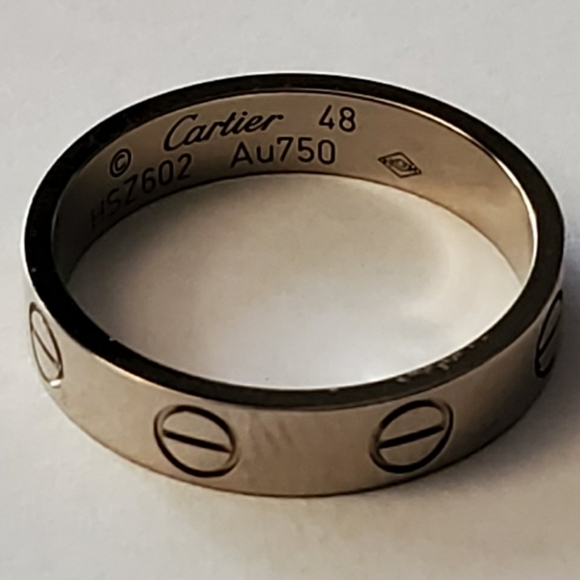 SOLD*Cartier love ring size 48 (aprox size 4.5 us) - Picture 6 of 7